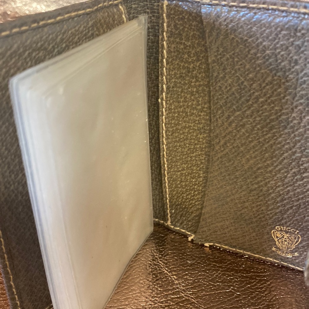 Vintage pitcher wallet from the 1970s in great condition brown